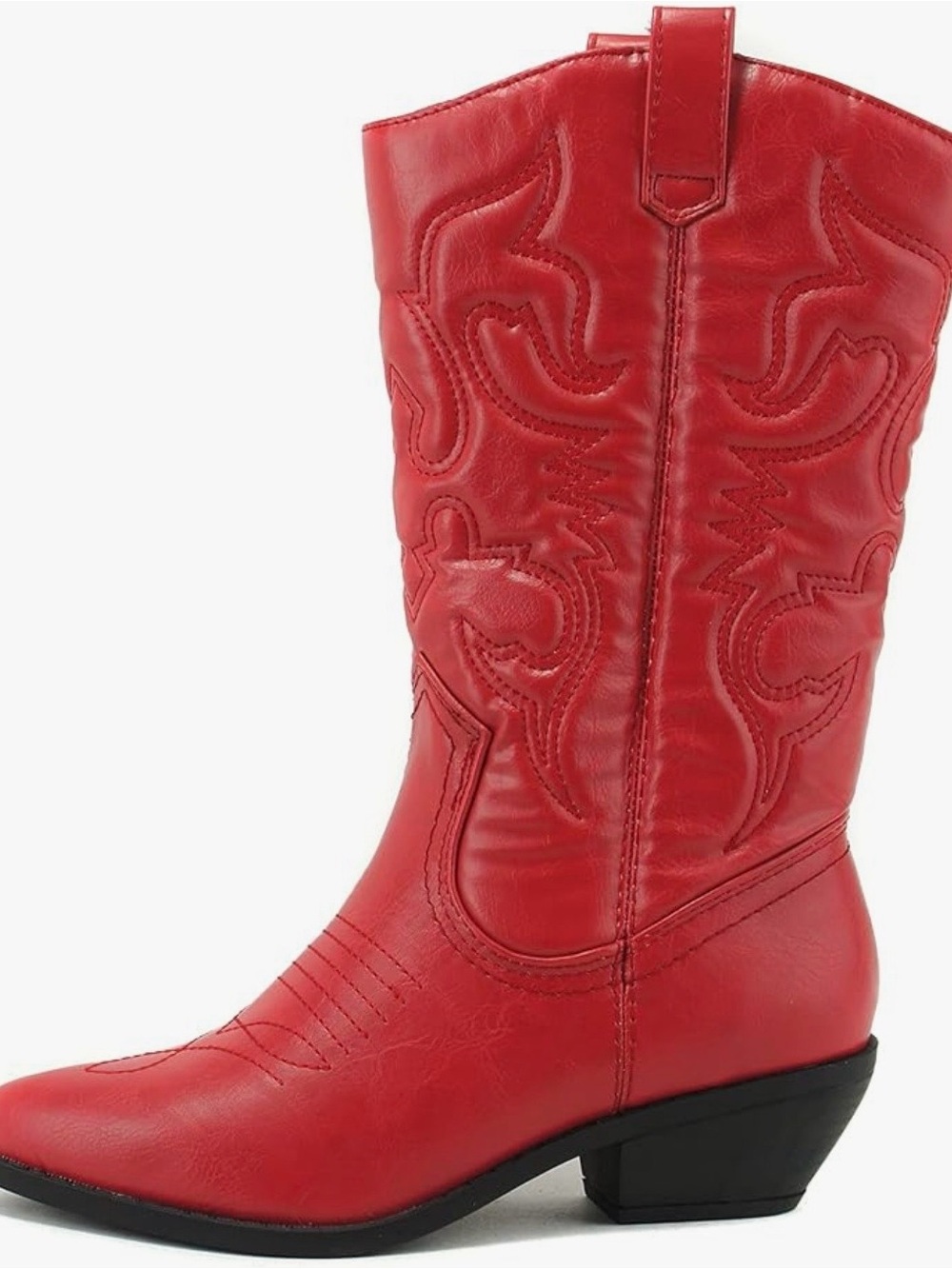 Red Western Cowboy Boots - Picture 3 of 5